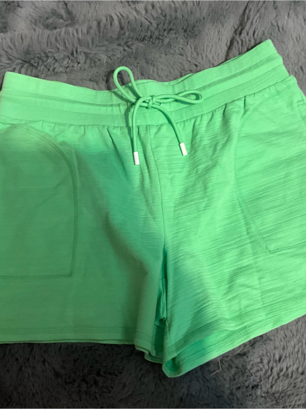 Talbots Green Athletic Drawstring Shorts